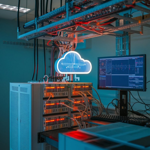 Cyberbeveiliging van cloudnetwerkenCyberbeveiligingstechnologie en online gegevensbescherming in innovatieve perceptie