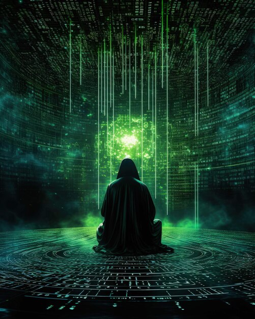 cyberfaith an exploration into the religion of the matrix Ai Generated