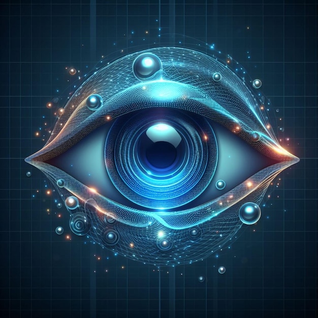 cybernetic eye illustration