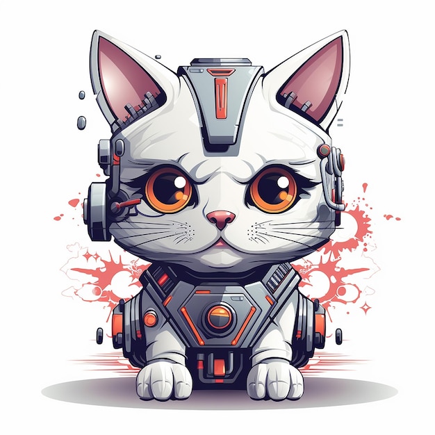 Cybernetic Feline A Fusion of Nature and Technology