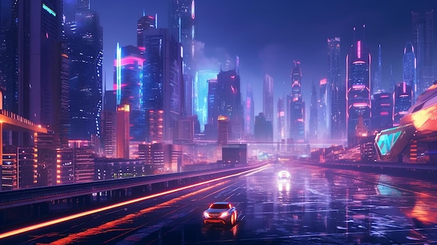 cyberpunk background