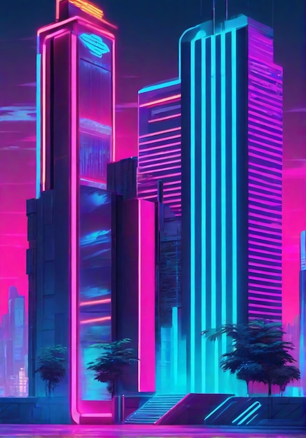 cyberpunk background