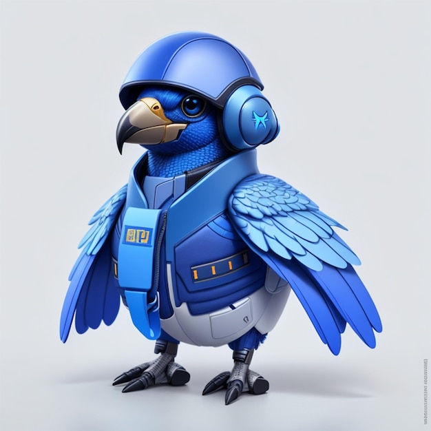 Cyberpunk bird