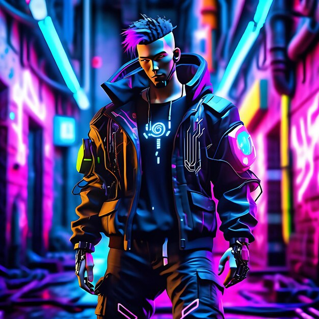 Cyberpunk boy