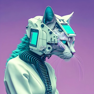 Cyberpunk cat meme hi-res stock photography and images - Alamy