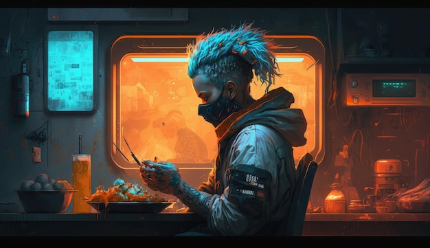 cyberpunk food