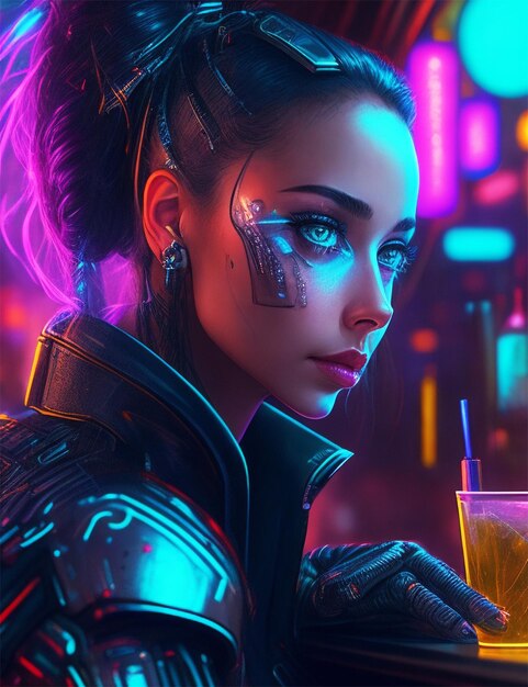 Cyberpunk girl