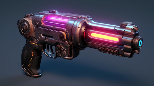 Photo cyberpunk gun