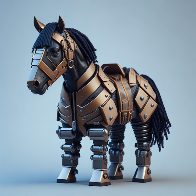 Photo cyberpunk horse 2