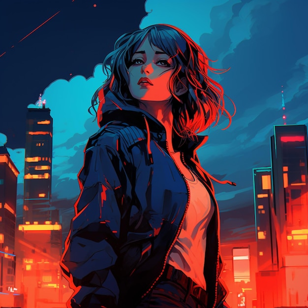 cyberpunk illustration