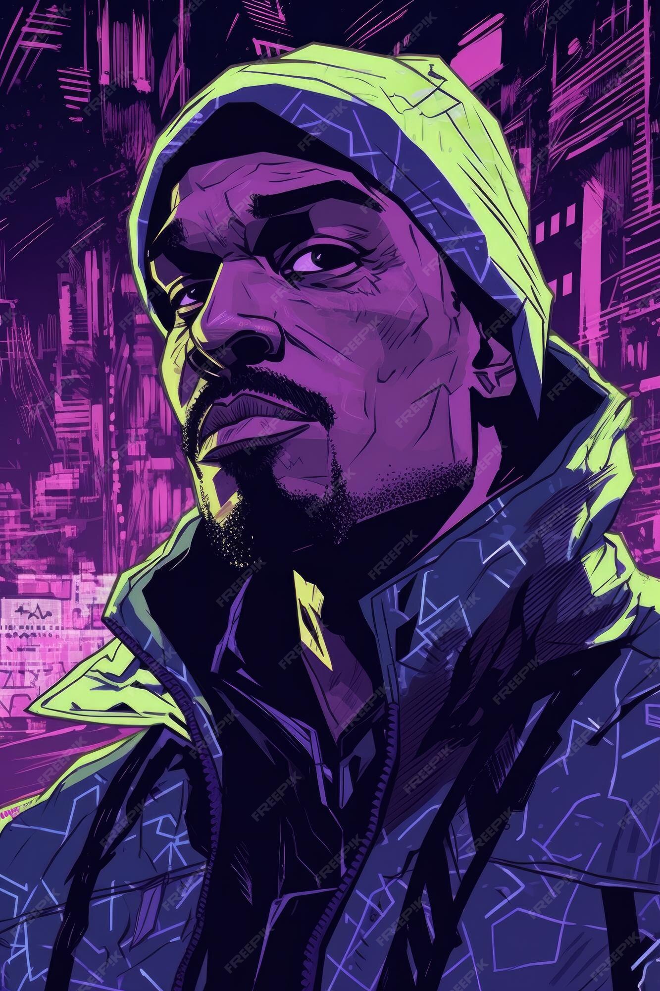 Premium AI Image | Cyberpunk man wallpaper
