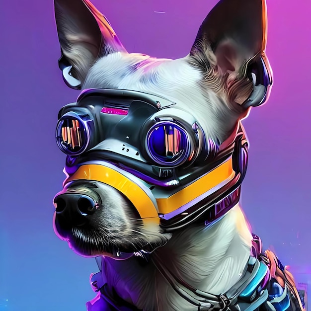 Cyberpunk Mechanical Dog