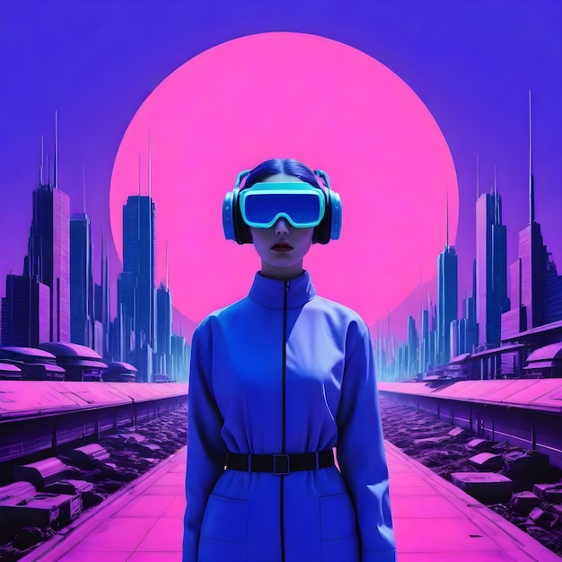 Cyberpunk meisje