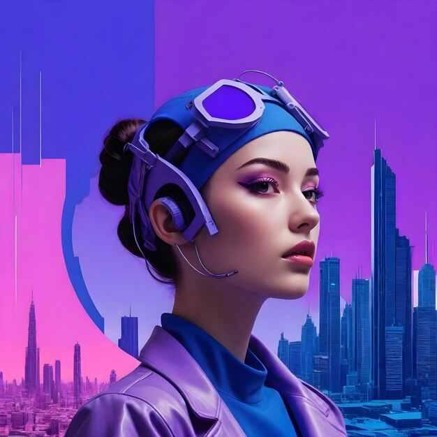 Cyberpunk meisje