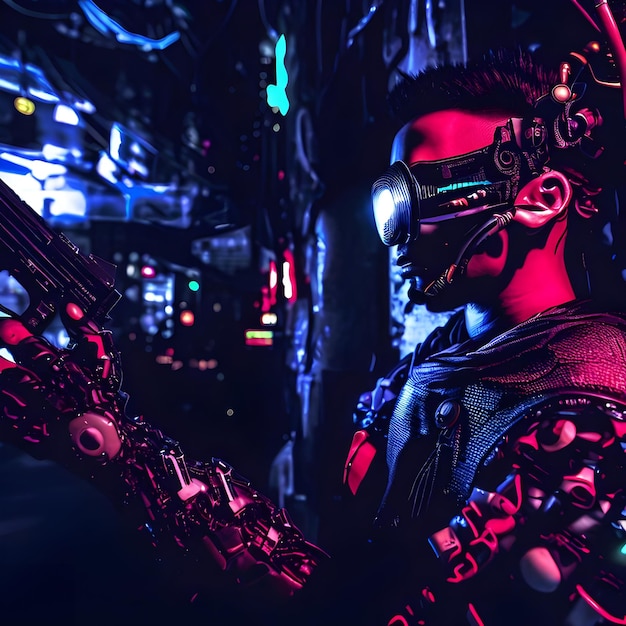 Cyberpunk mensen.