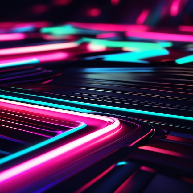 cyberpunk neon background