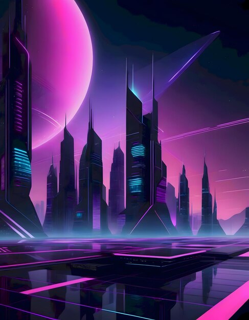 Cyberpunk Neon City