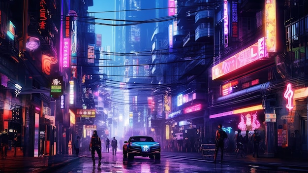 cyberpunk-ruimte