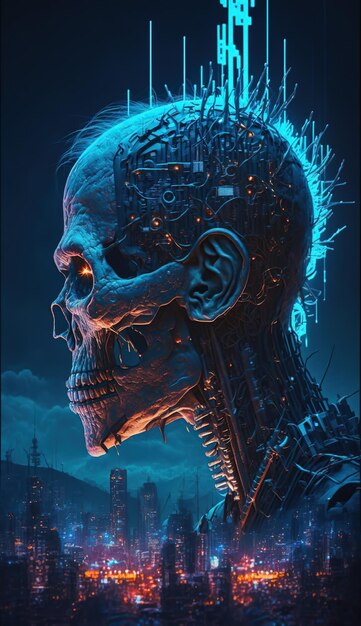 Skull Cyberpunk Wallpapers HD APK for Android Download