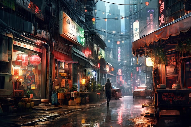 cyberpunk-stad