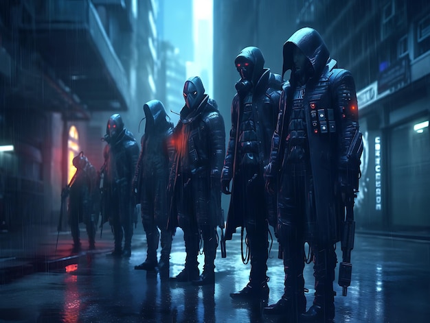 Cyberpunk Street Gang