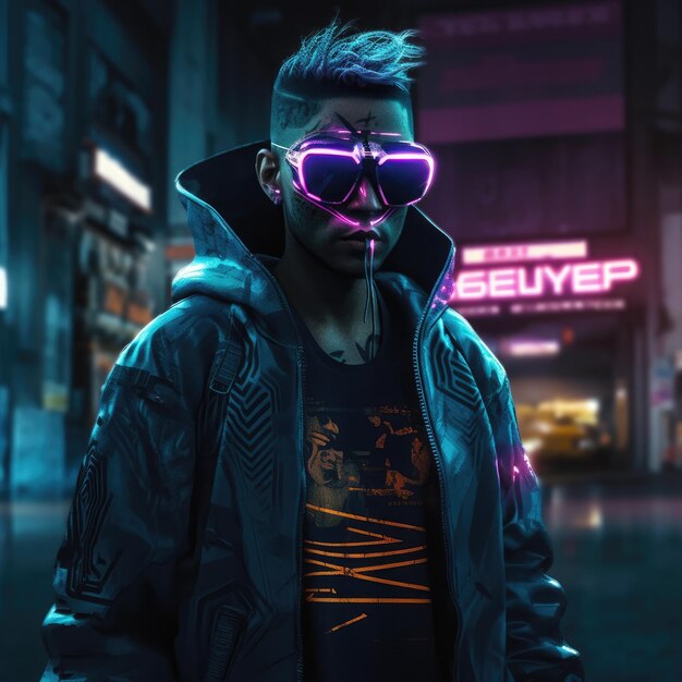 Cyberpunk style