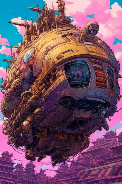 Cyberpunk vehicle moving high speed wallpaper