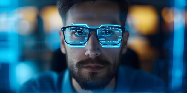 cybersecurity scripts being written by a software developer in a modern office setting concept cybersecurity development coding scripts modern office software engineer data protection