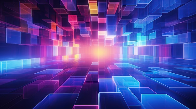 Cyberspace abstract background
