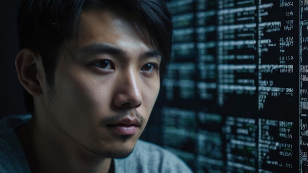 cyberspace hacker security programmer computer hacking aziatische netwerk code digitale cyber