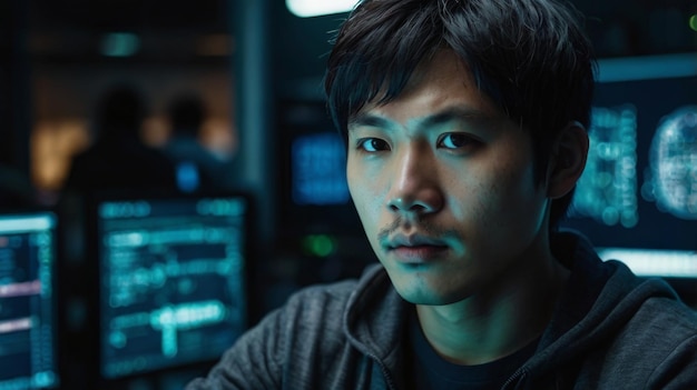 サイバースペース技術 ハッカー セキュリティ プログラマー コンピューター ハッキング アジア ネットワーク ソフトウェア