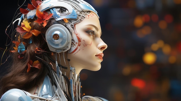 Cyborg girl artificial intelligence