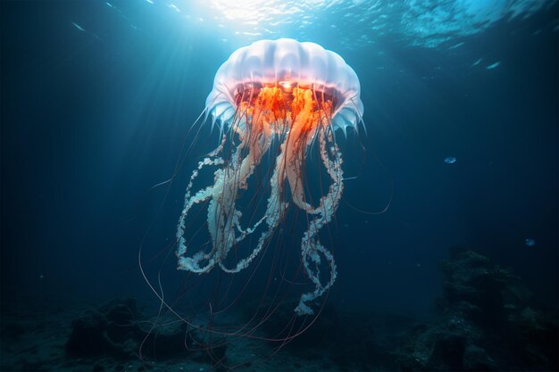 Photo cyborg jellyfish