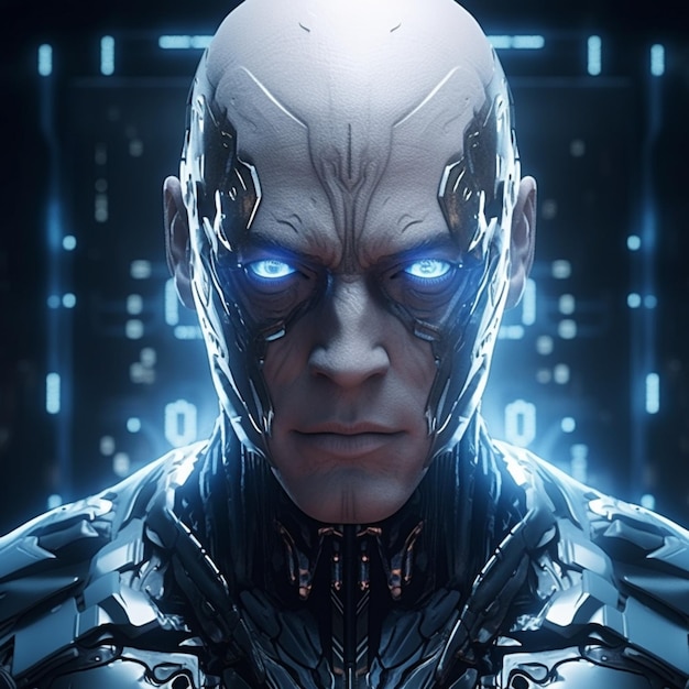 cyborg man Generative AI