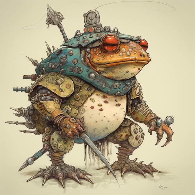 Cyborg Toad Warrior