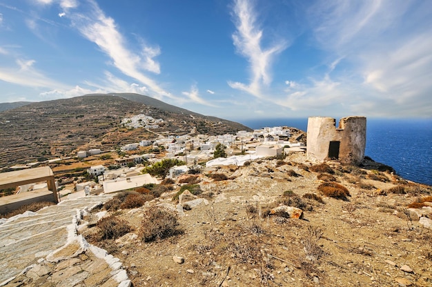 Cycladische architectuur Sikinos-eiland