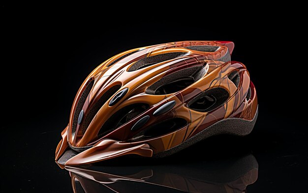 Photo cycling helmet and glovesquot generative ai