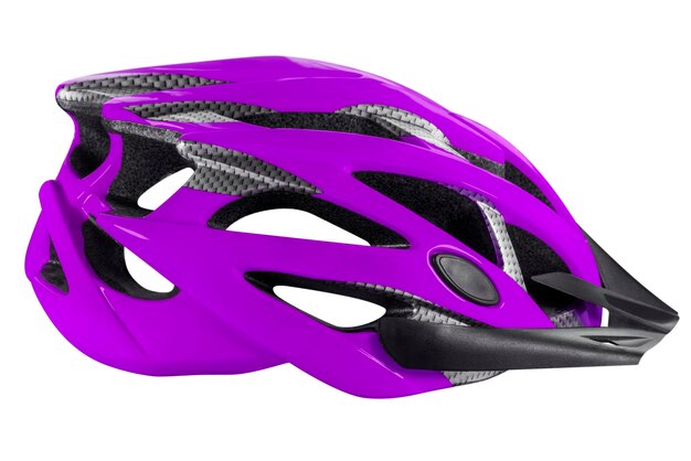 Cycling helmet purple