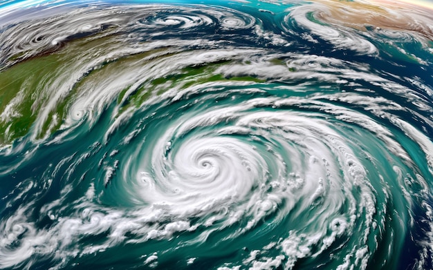 Cyclone View from space