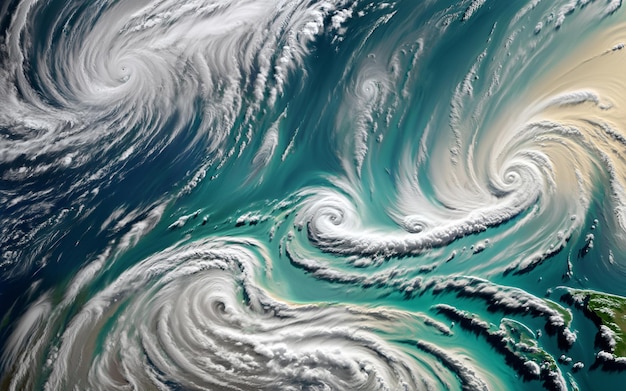 Cyclone View from space