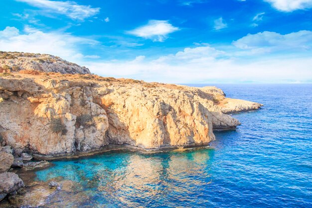 Cyprus coastline on a sunny day