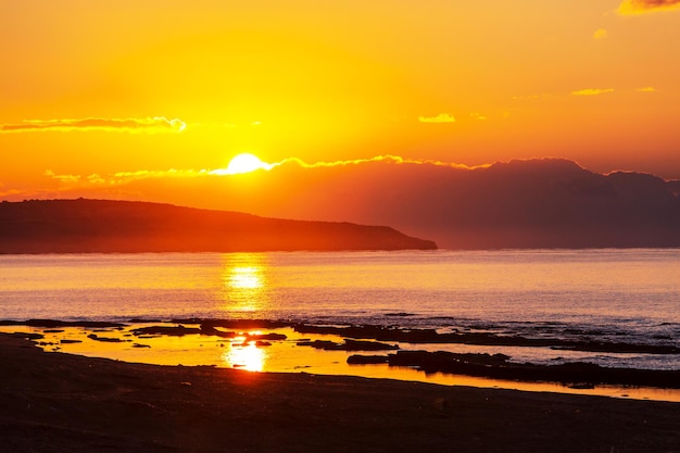 キプロスの夕日