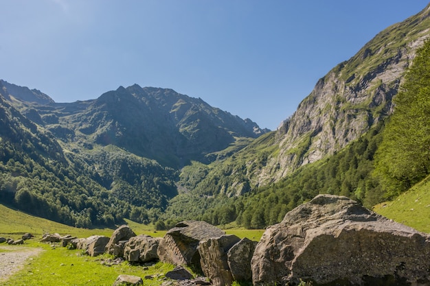 DÂ´Aran Valley in the Spanish Pyrenees