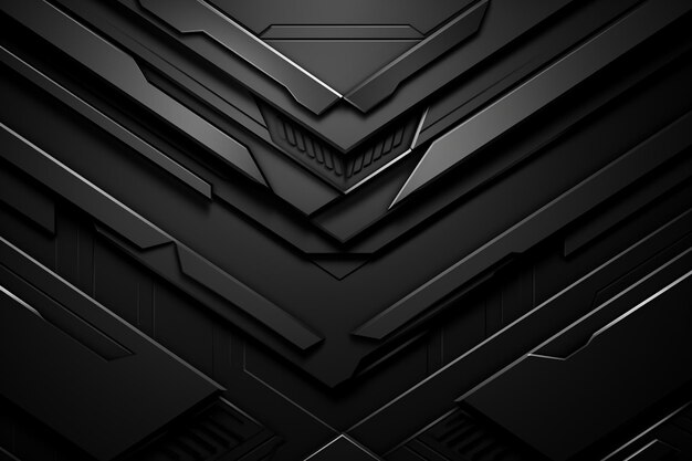 d black techno abstract background overlap layer