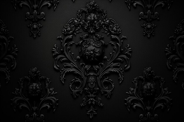 Photo d black wallpaper background design