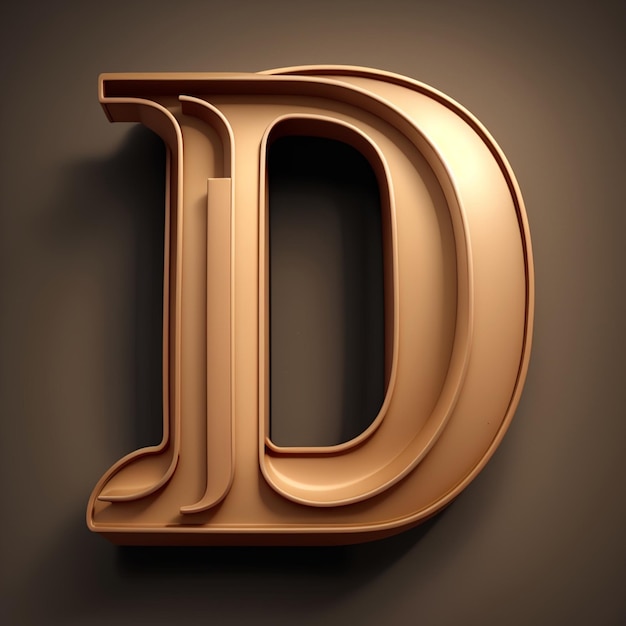 d letter design