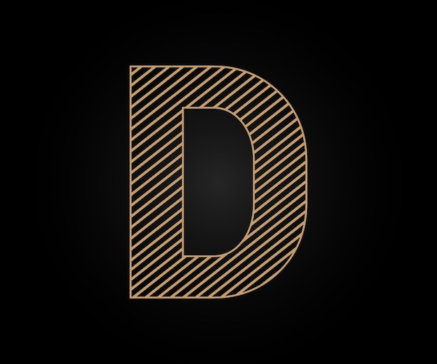 D Letter logo design