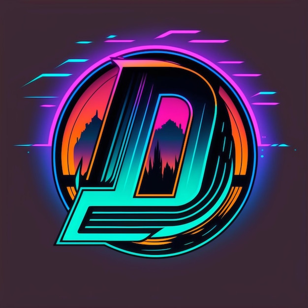 写真 dのロゴデザイン