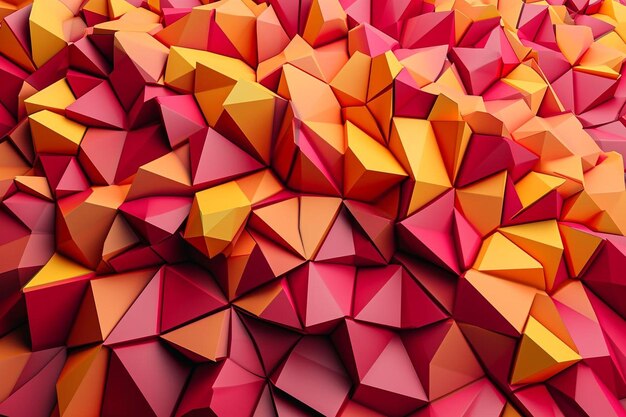 d low poly abstract background