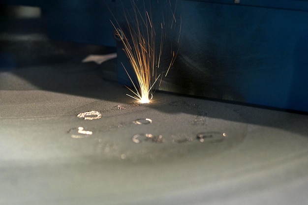 D-printer die metalen lasersintermachine voor metaal afdrukt;